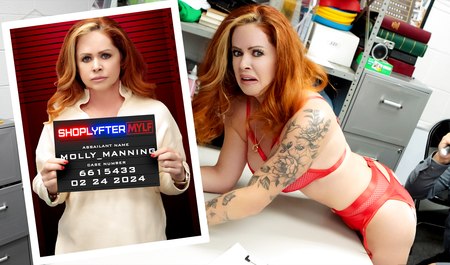 Стырила нижнее белье, в котором ее и трахнул охранник...