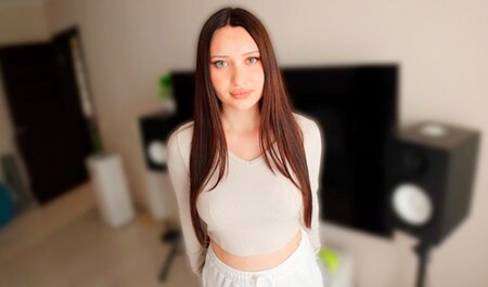 Занимаюсь  любовью на эротическом кастинге с красивой девушкой с большой жопой